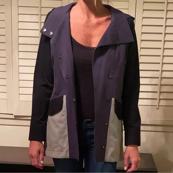 Veronica Beard wool and cashmere hooded jacket/coat - Picture 3 of 12